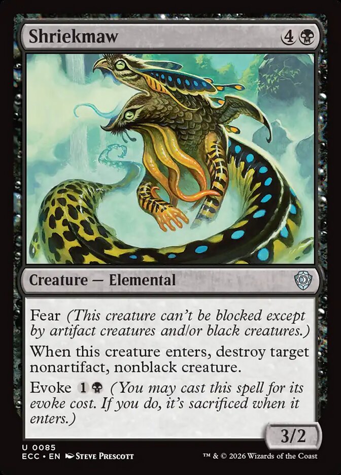 Shriekmaw 85/176 (Commander: Lorwyn Eclipsed)  | Chromatic Games