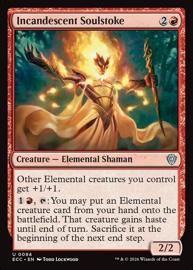 Incandescent Soulstoke 94/176 (Commander: Lorwyn Eclipsed)  | Chromatic Games