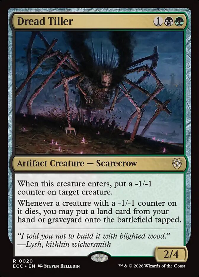 Dread Tiller 20/176 (Commander: Lorwyn Eclipsed)  | Chromatic Games