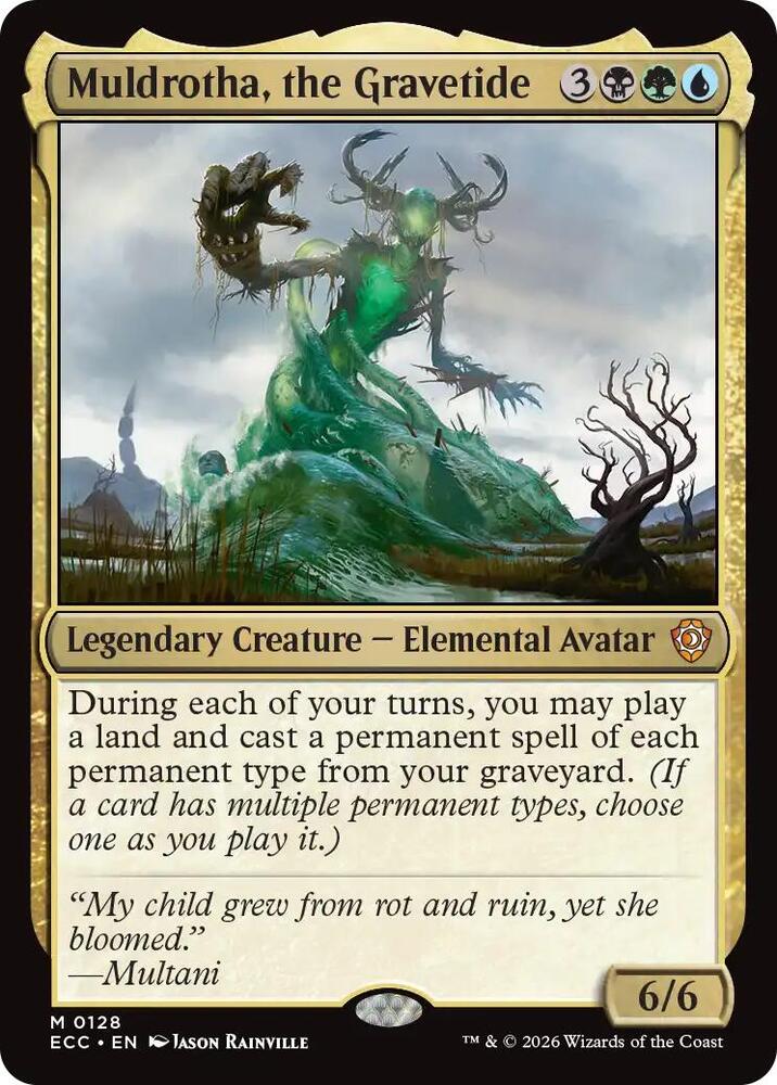 Muldrotha the Gravetide 128 (Commander: Lorwyn Eclipsed)  | Chromatic Games