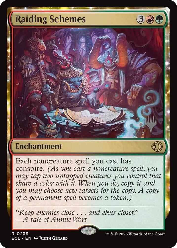 Raiding Schemes 239 (Promo Pack: Lorwyn Eclipsed)  - Foil | Chromatic Games