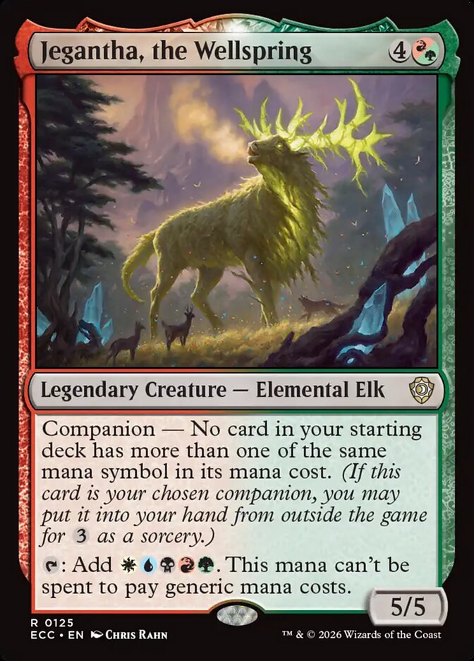 Jegantha, the Wellspring 125 (Commander: Lorwyn Eclipsed)  | Chromatic Games