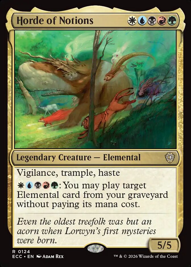 Horde of Notions 124/176 (Commander: Lorwyn Eclipsed)  | Chromatic Games