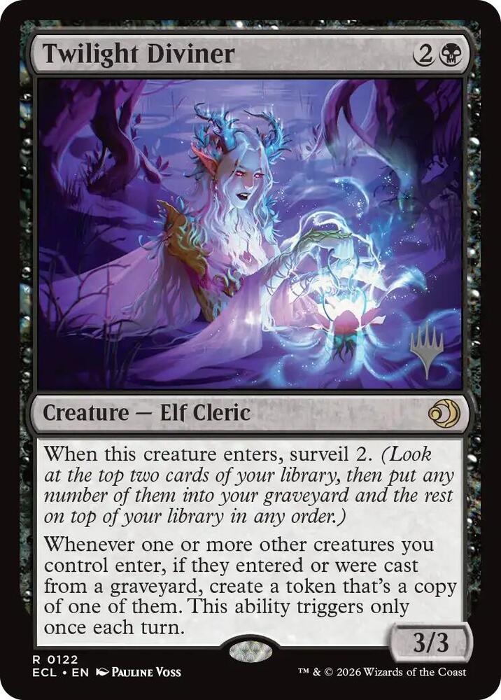 Twilight Diviner 122 (Promo Pack: Lorwyn Eclipsed)  - Foil | Chromatic Games