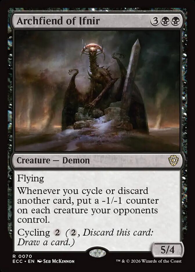 Archfiend of Ifnir 70/176 (Commander: Lorwyn Eclipsed)  | Chromatic Games