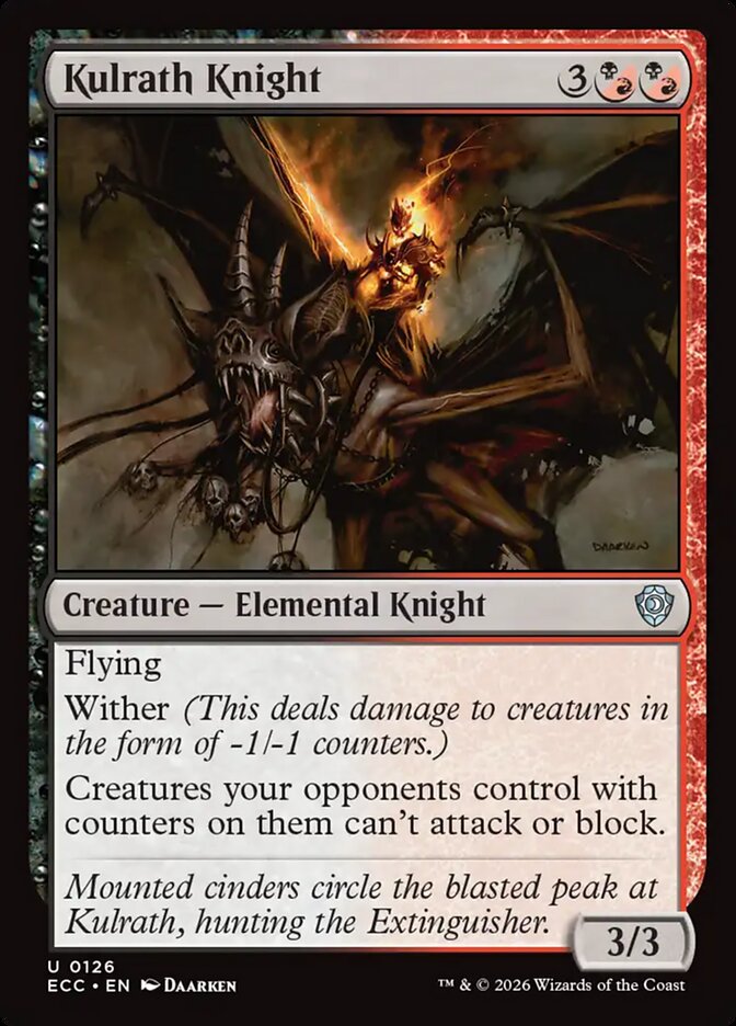 Kulrath Knight 126/176 (Commander: Lorwyn Eclipsed)  | Chromatic Games