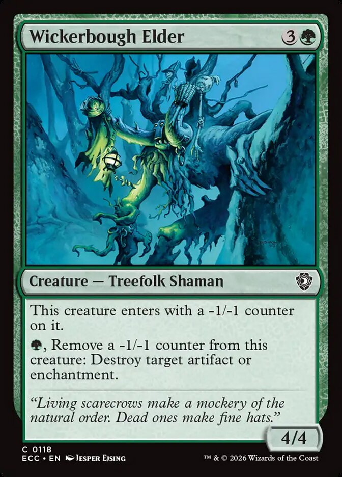 Wickerbough Elder 118/176 (Commander: Lorwyn Eclipsed)  | Chromatic Games