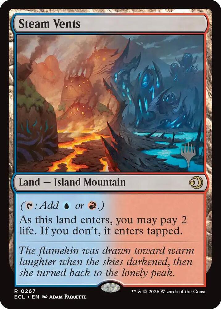 Steam Vents 267 (Promo Pack: Lorwyn Eclipsed)  - Foil | Chromatic Games