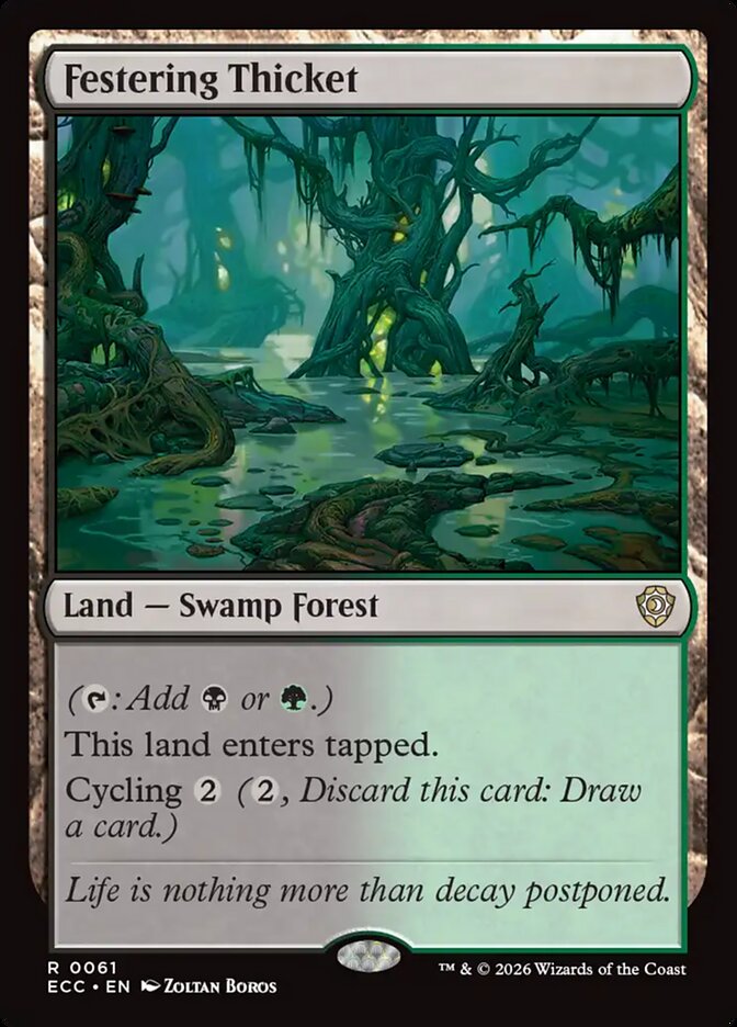 Festering Thicket 61/176 (Commander: Lorwyn Eclipsed)  | Chromatic Games