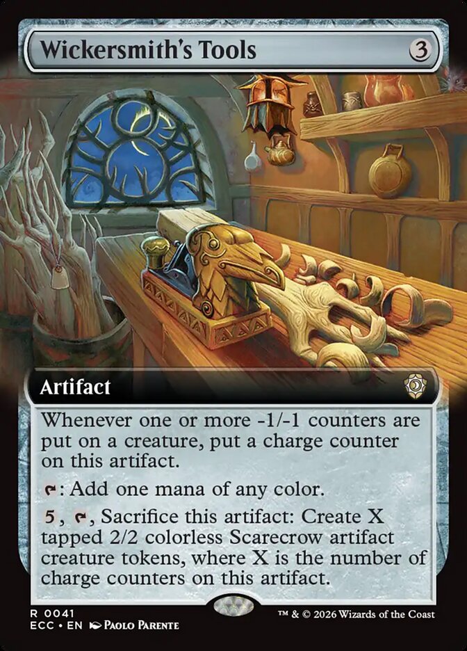 Wickersmiths Tools 41/176 (Commander: Lorwyn Eclipsed)  - Extended Art  | Chromatic Games