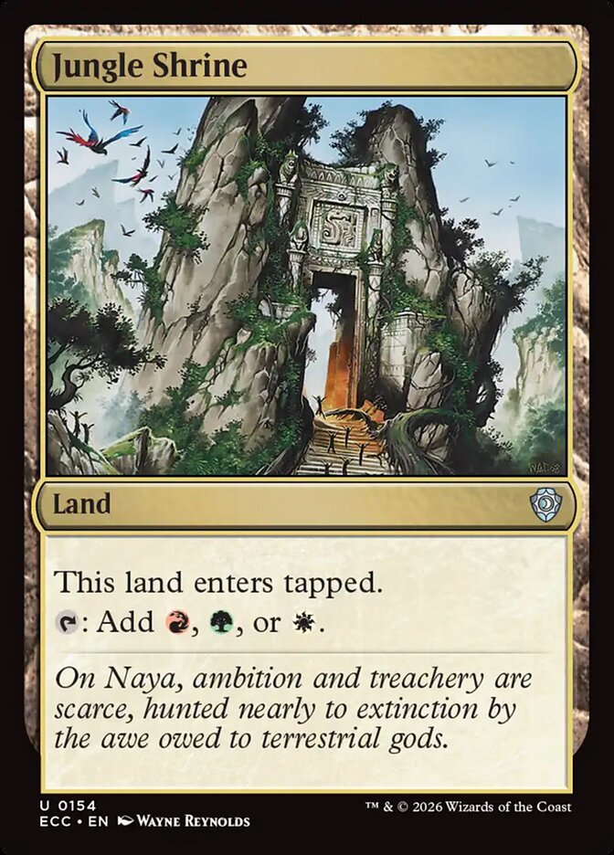 Jungle Shrine 154 (Commander: Lorwyn Eclipsed)  | Chromatic Games