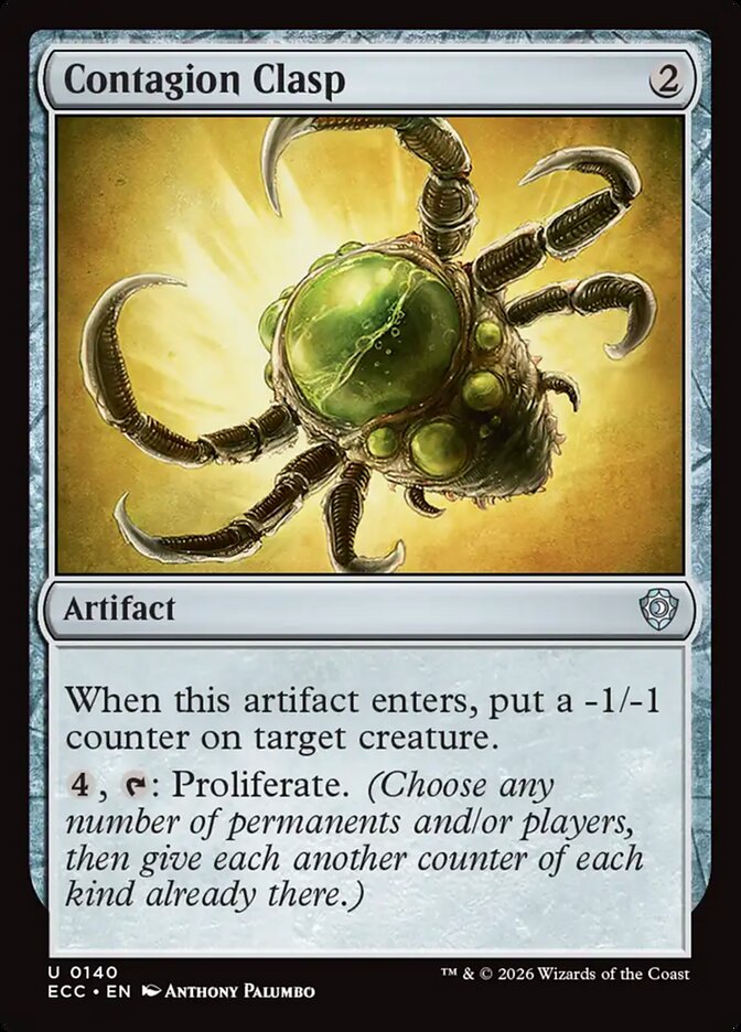 Contagion Clasp 140 (Commander: Lorwyn Eclipsed)  | Chromatic Games