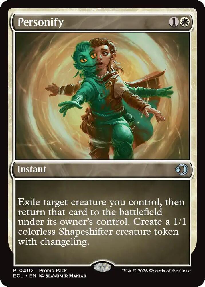 Personify 402/408 (Promo Pack: Lorwyn Eclipsed)  - Foil | Chromatic Games
