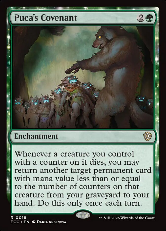 Puca's Covenant 18/176 (Commander: Lorwyn Eclipsed)  | Chromatic Games
