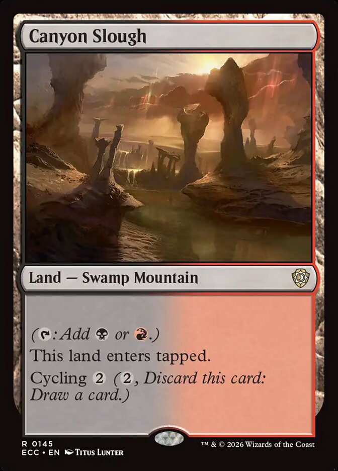 Canyon Slough 145/176 (Commander: Lorwyn Eclipsed)  | Chromatic Games