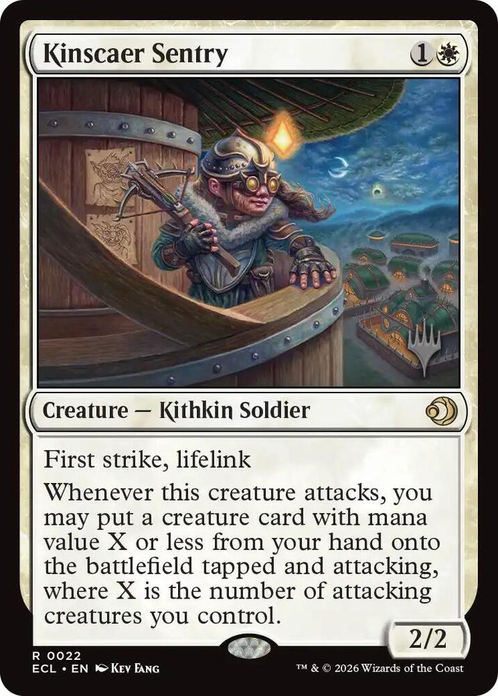 Kinscaer Sentry 22p/87 (Promo Pack: Lorwyn Eclipsed)  - Foil | Chromatic Games