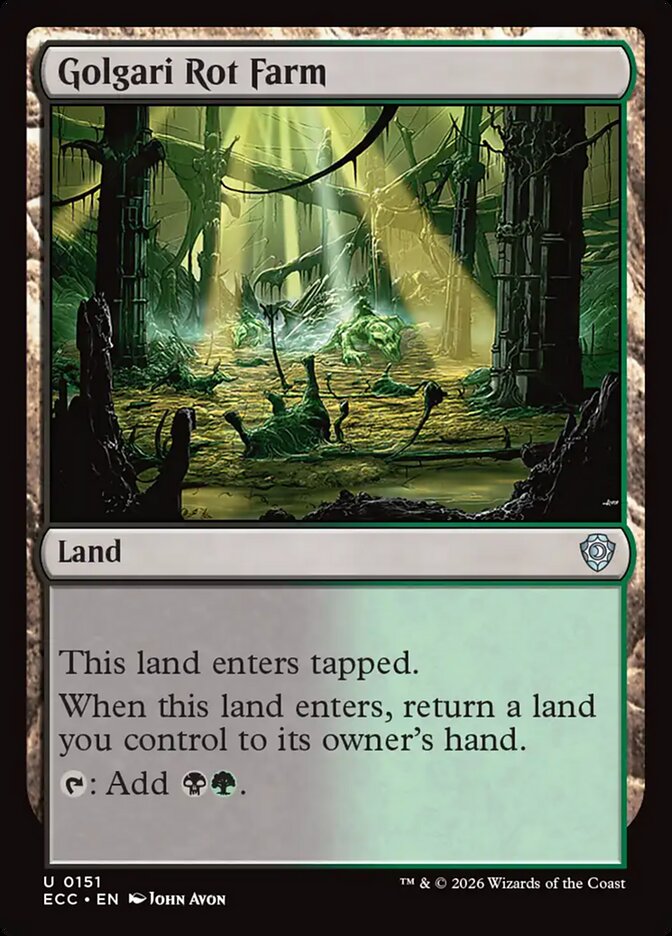 Golgari Rot Farm 151/176 (Commander: Lorwyn Eclipsed)  | Chromatic Games