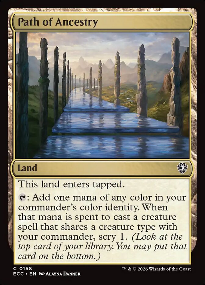 Path of Ancestry 158 (Commander: Lorwyn Eclipsed)  | Chromatic Games