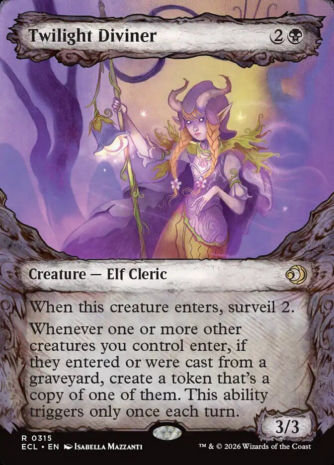 Twilight Diviner  315 (Lorwyn Eclipsed)  - Showcase Foil | Chromatic Games