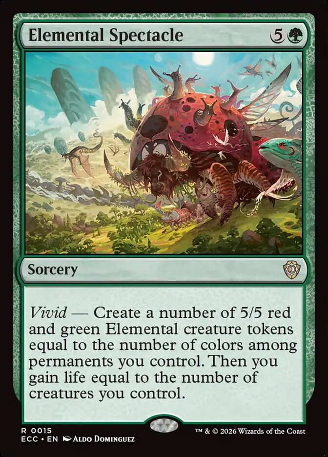 Elemental Spectacle 15/176 (Commander: Lorwyn Eclipsed)  | Chromatic Games