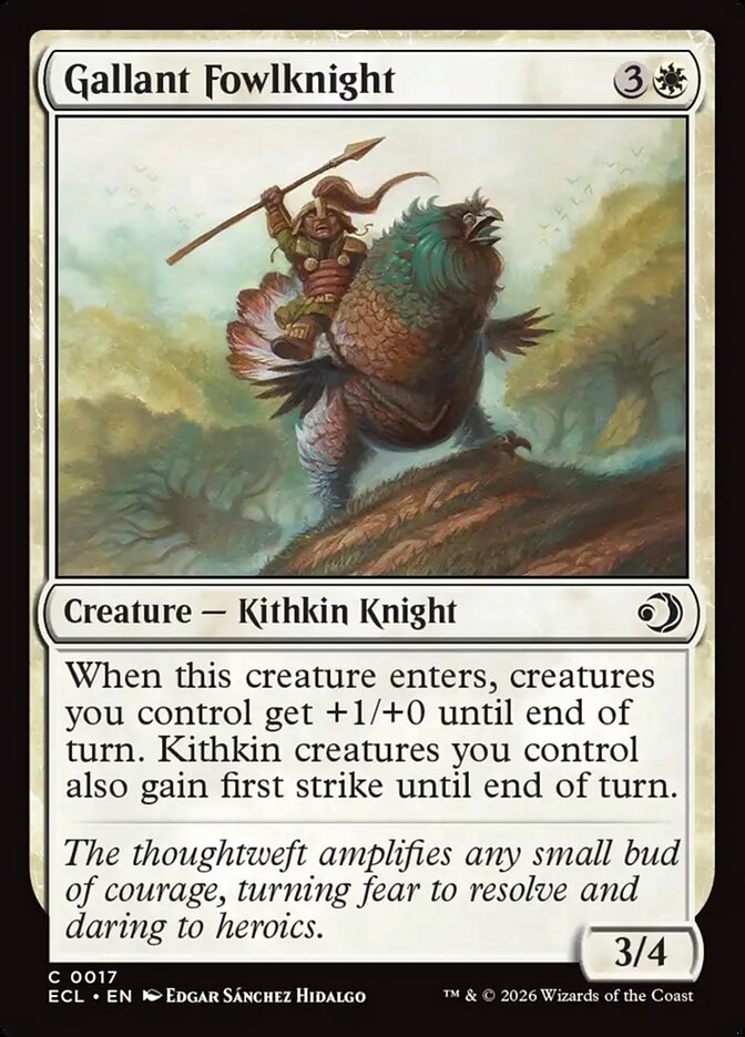 Gallant Fowlknight 17 (Lorwyn Eclipsed)  | Chromatic Games