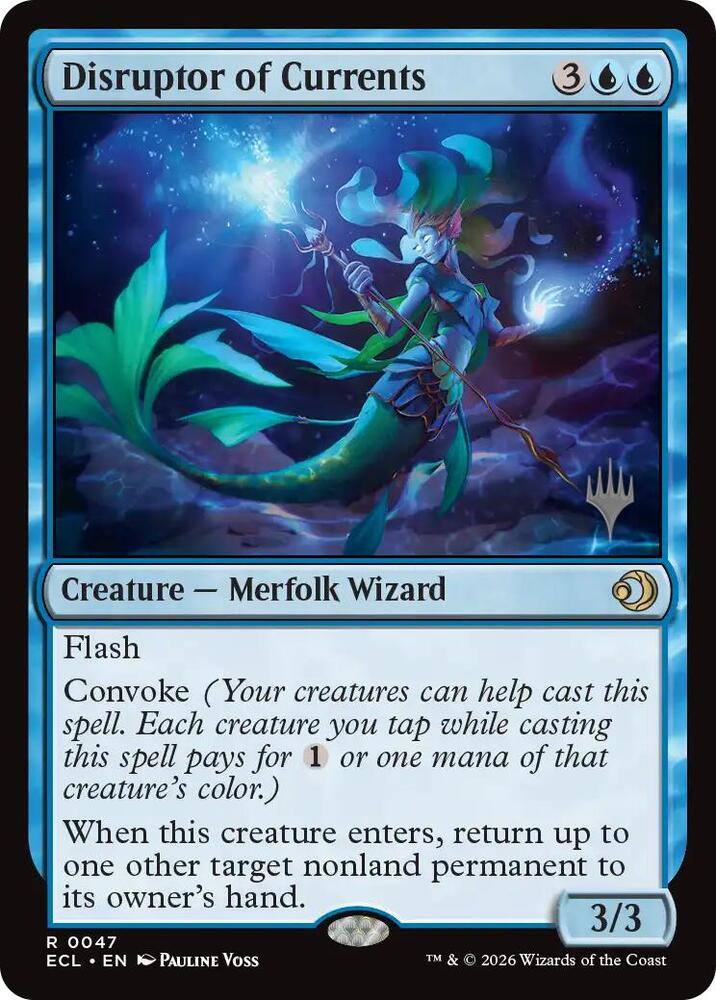 Disruptor of Currents 47p/87 (Promo Pack: Lorwyn Eclipsed)  - Foil | Chromatic Games