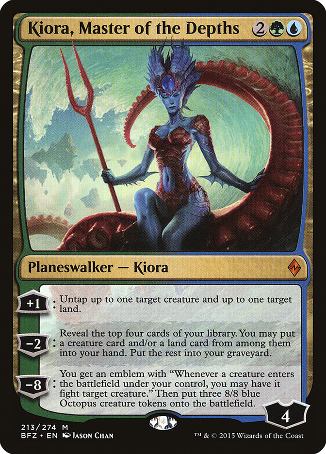 Kiora, Master of the Depths 213/274 (Battle for Zendikar)  | Chromatic Games