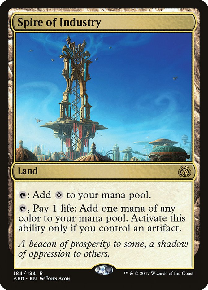 Spire of Industry 184/184 (Aether Revolt)  - Foil | Chromatic Games