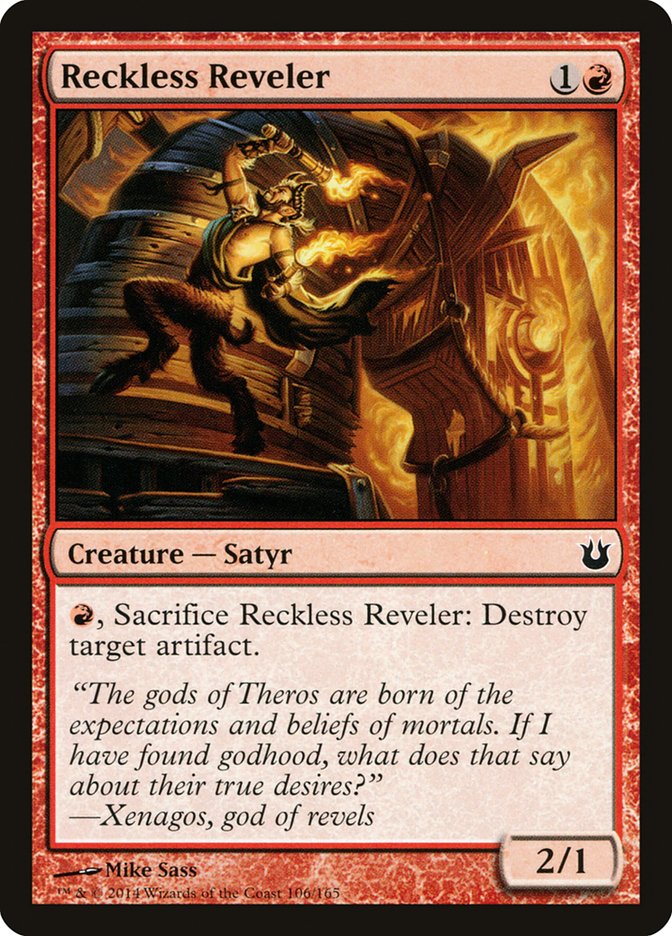 Reckless Reveler 106/165 (Born of the Gods)  | Chromatic Games