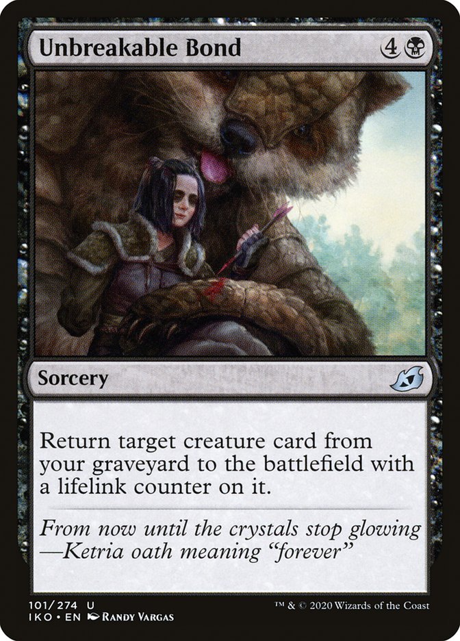 Unbreakable Bond 101/274 (Ikoria: Lair of Behemoths)  | Chromatic Games