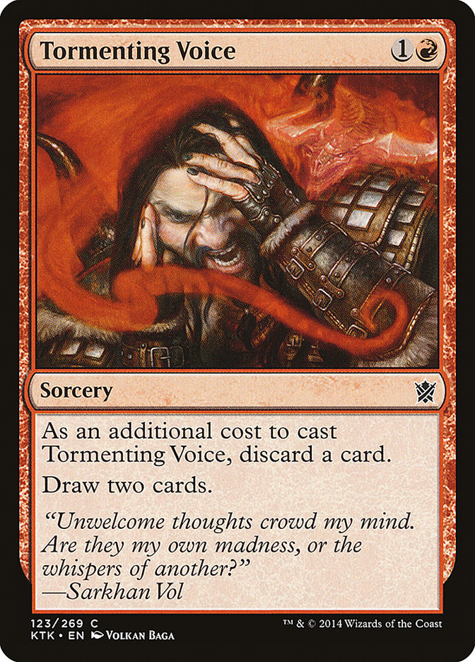 Tormenting Voice 123 (Khans of Tarkir)  | Chromatic Games