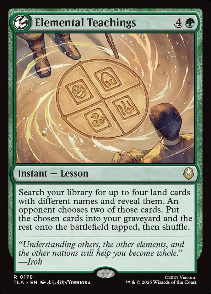 Elemental Teachings 178 (Avatar: The Last Airbender)  | Chromatic Games