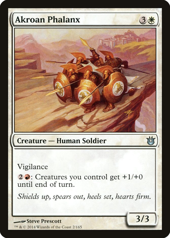 Akroan Phalanx 2/165 (Born of the Gods)  | Chromatic Games