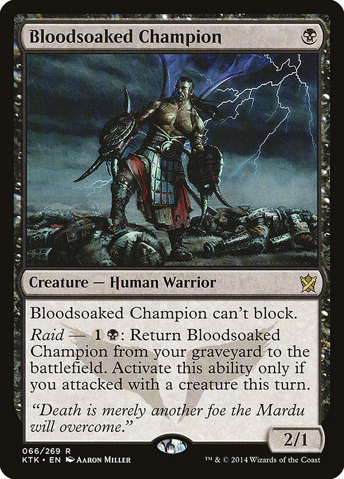 Bloodsoaked Champion 66 (Khans of Tarkir)  | Chromatic Games