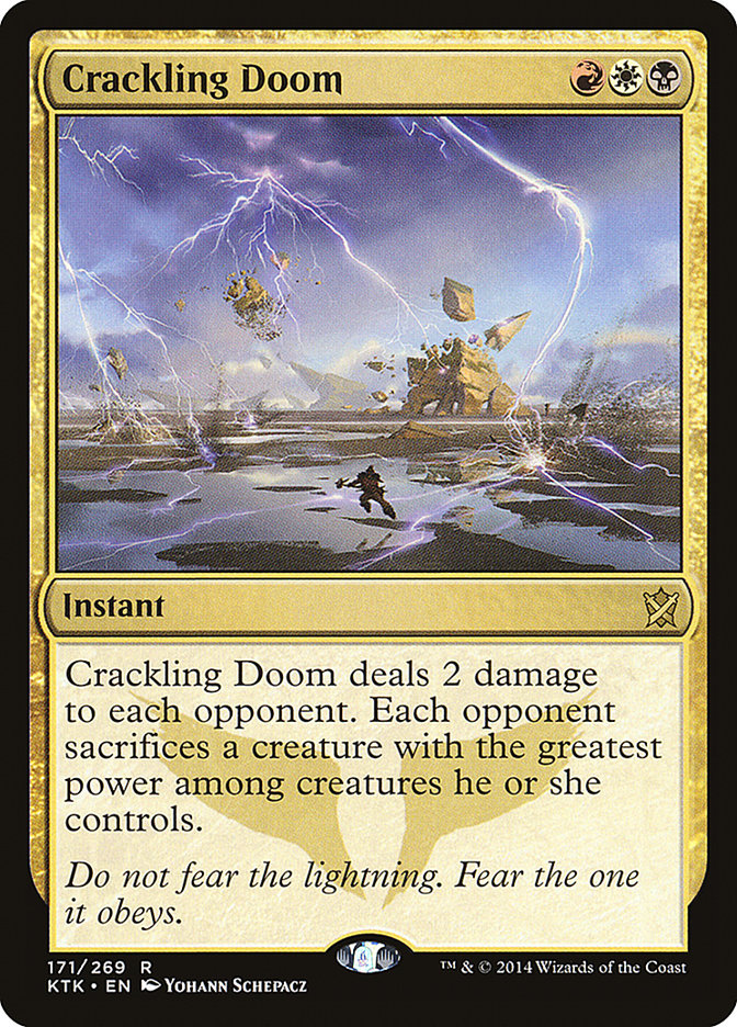 Crackling Doom 171/269 (Khans of Tarkir)  | Chromatic Games