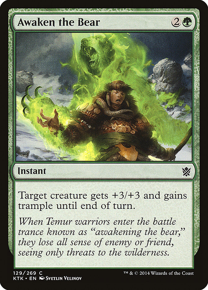 Awaken the Bear 129/269 (Khans of Tarkir)  | Chromatic Games