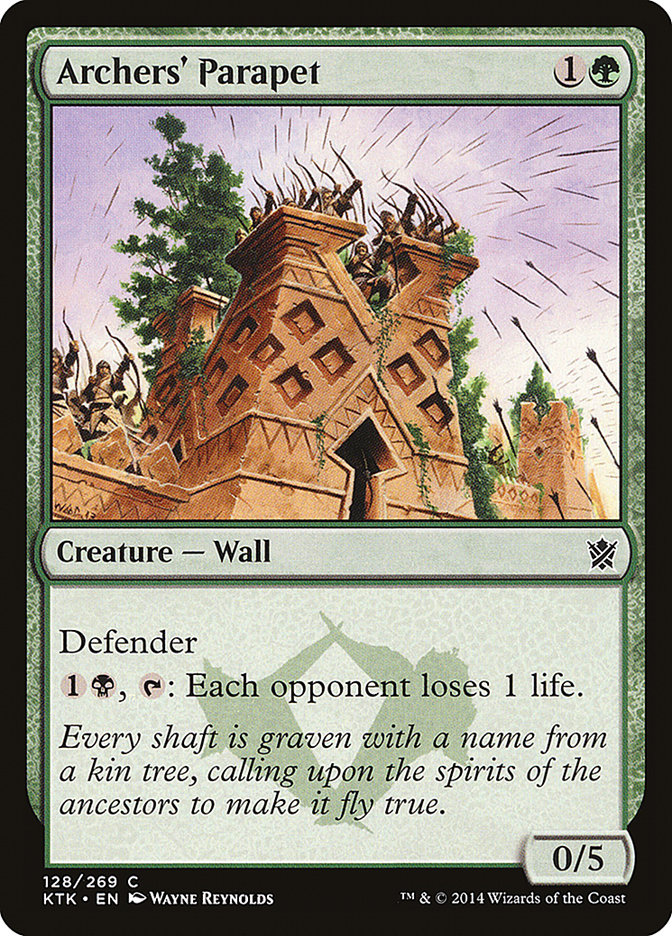 Archers' Parapet 128/269 (Khans of Tarkir)  | Chromatic Games