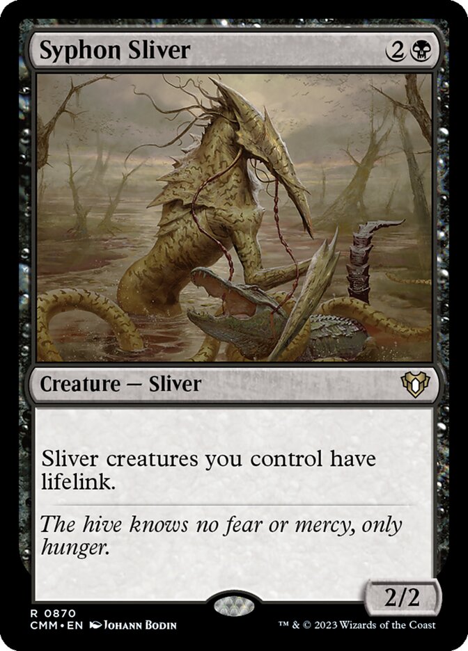 Syphon Sliver 870 (Commander Masters)  | Chromatic Games