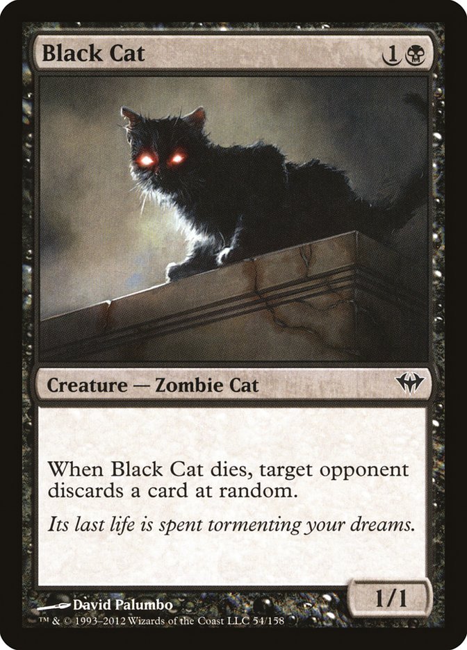 Black Cat 54/158 (Dark Ascension)  | Chromatic Games