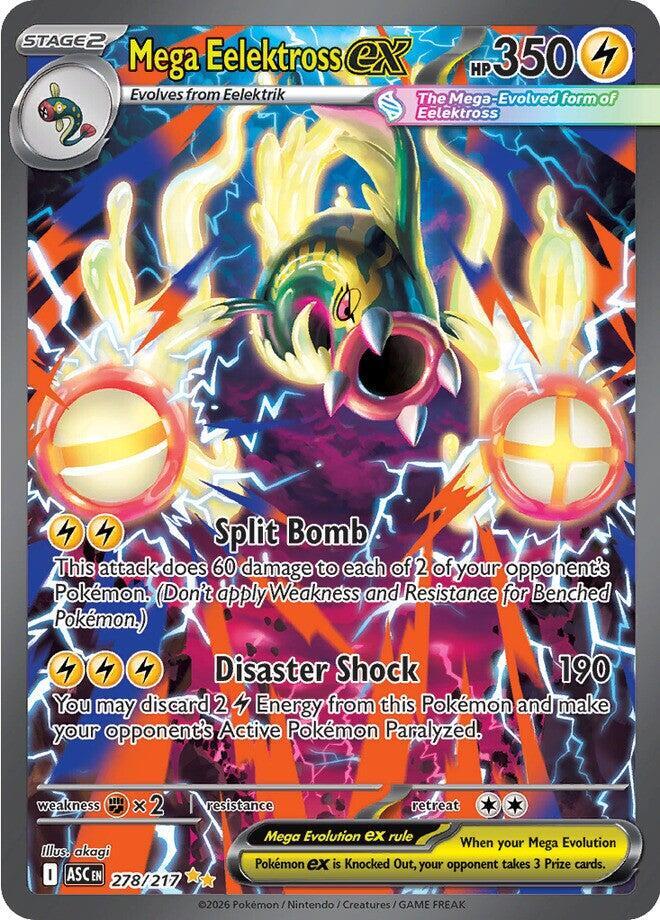 Mega Eelektross ex 278/217 (ME: Ascended Heroes)  - Holofoil | Chromatic Games