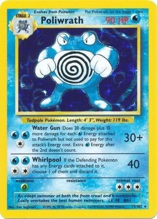 Poliwrath 013/102 (Base Set)  - Unlimited Holofoil | Chromatic Games