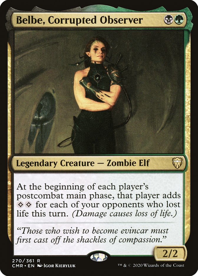 Belbe, Corrupted Observer 270 (Commander Legends)  | Chromatic Games