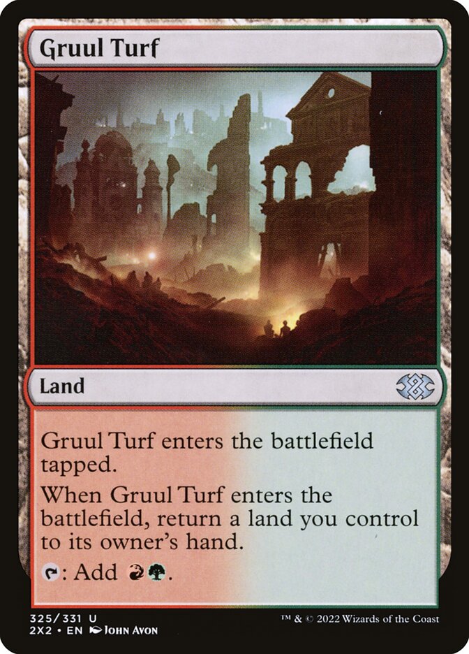 Gruul Turf 325/331 (Double Masters 2022)  - Foil | Chromatic Games