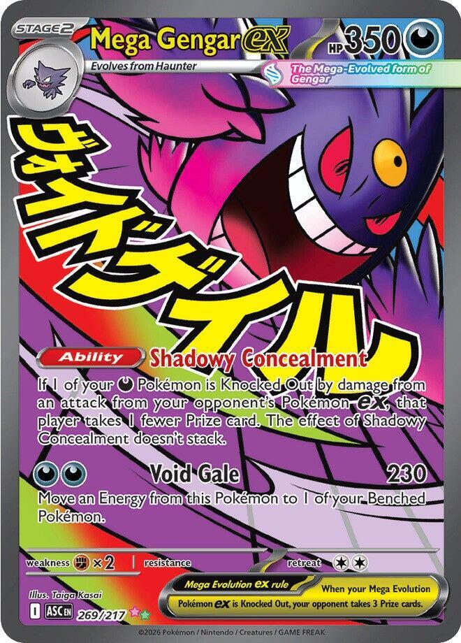 Mega Gengar ex 269/217 (ME: Ascended Heroes)  - Holofoil | Chromatic Games