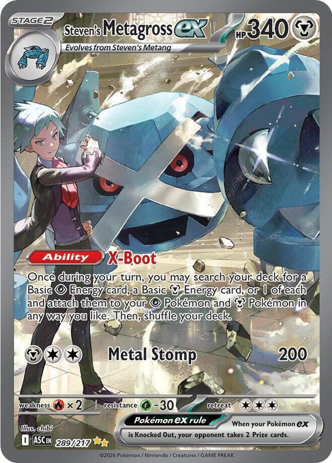 Steven's Metagross ex 289/217 (ME: Ascended Heroes)  - Holofoil | Chromatic Games