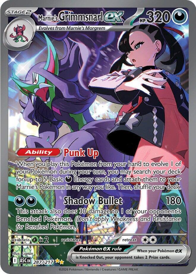 Marnie's Grimmsnarl ex 287/217 (ME: Ascended Heroes)  - Holofoil | Chromatic Games