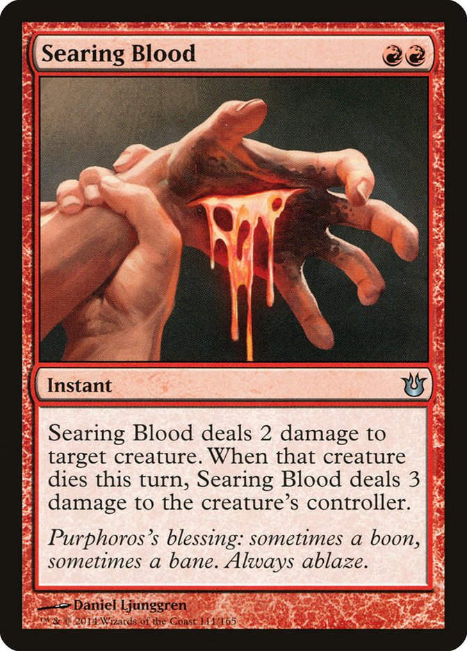 Searing Blood 111/165 (Born of the Gods)  | Chromatic Games