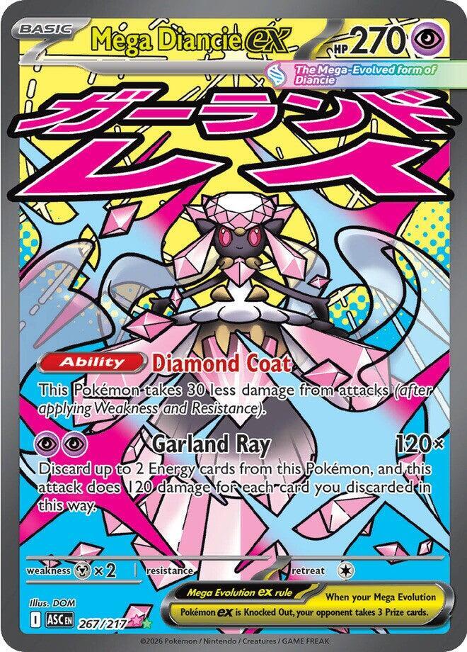 Mega Diancie ex 267/217 (ME: Ascended Heroes)  - Holofoil | Chromatic Games