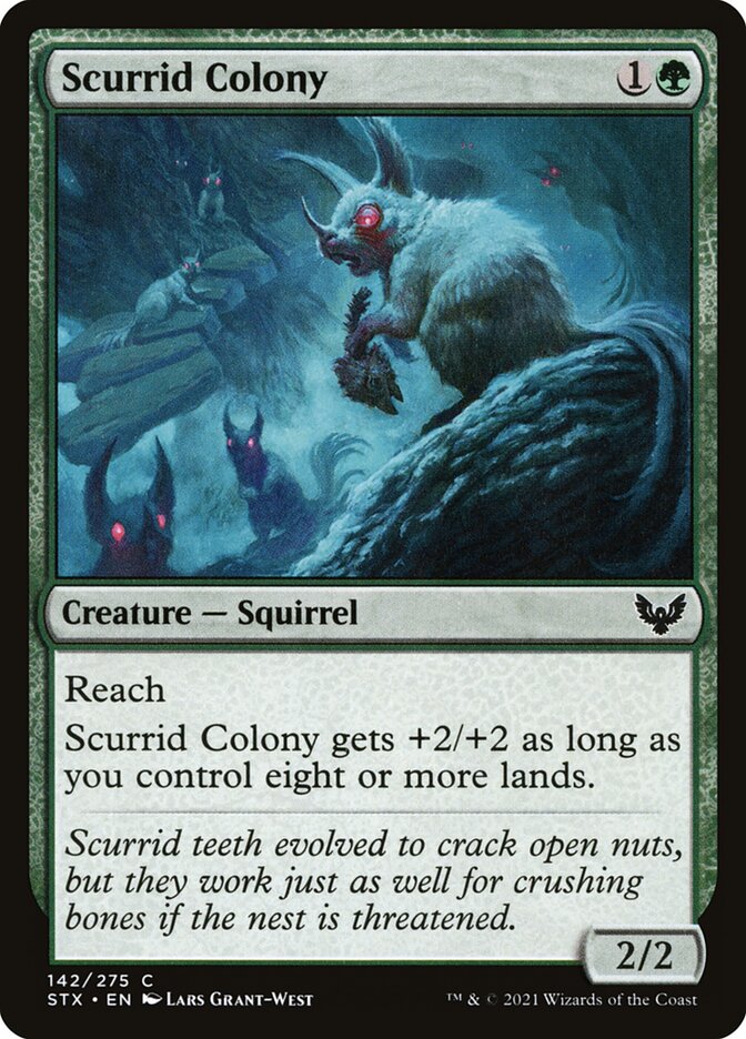 Scurrid Colony 142 (Strixhaven: School of Mages)  | Chromatic Games