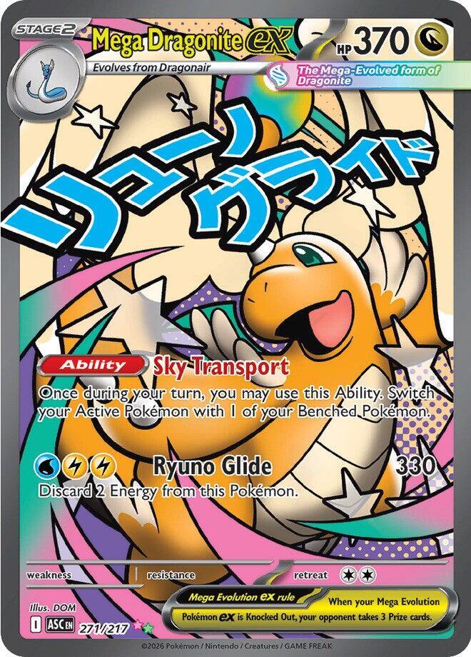 Mega Dragonite ex 271/217 (ME: Ascended Heroes)  - Holofoil | Chromatic Games